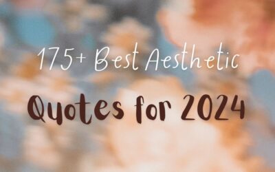 175+ Best Aesthetic Quotes for 2024