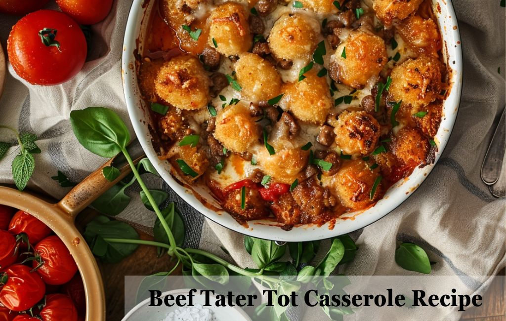 Beef Tater Tot Casserole Recipe