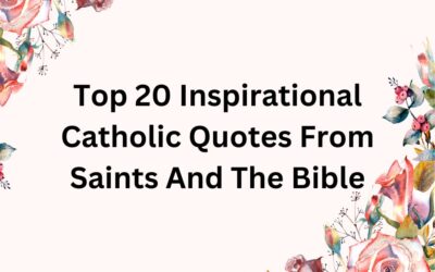 Top 20 Inspirational Catholic Quotes From Saints And The Bible
