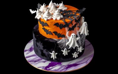 Best Spooky Halloween Cakes 2 Tier Ideas