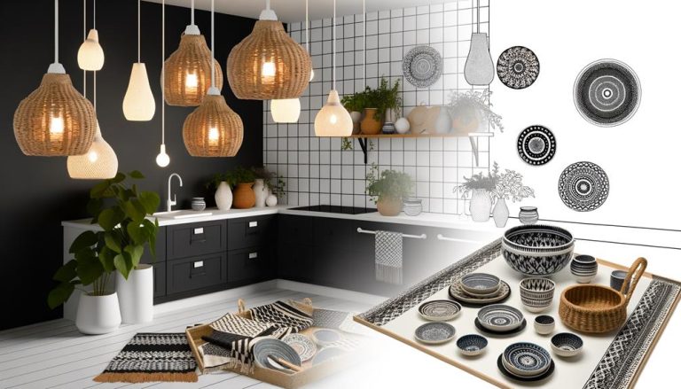 Creating the Perfect Black and White Kitchen Boho Style - Colorado Moms