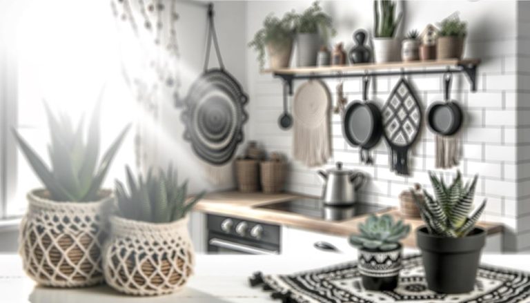 Creating the Perfect Black and White Kitchen Boho Style - Colorado Moms