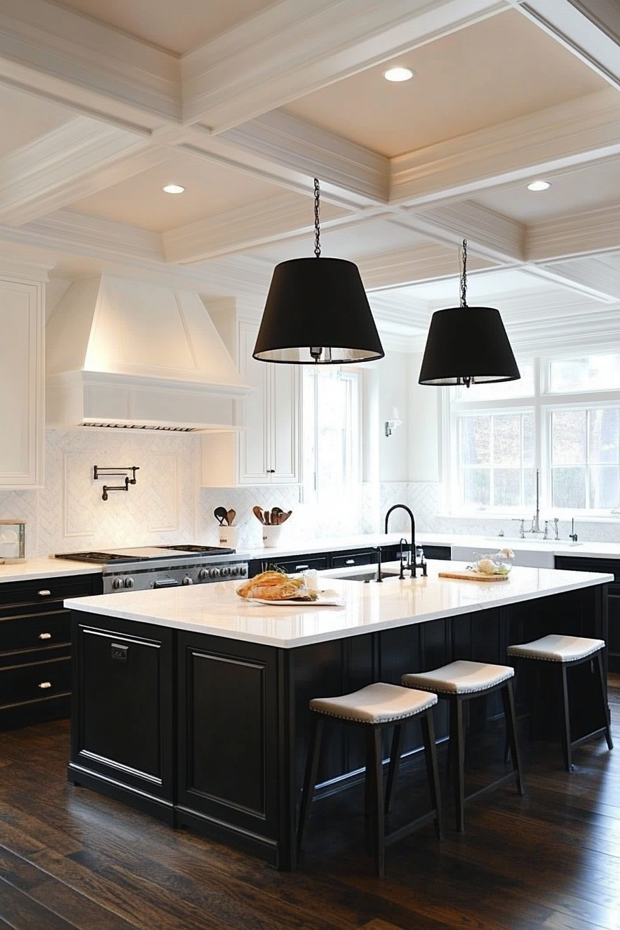 5 Stunning Black And White Kitchen Paint Ideas For A Timeless Look ...