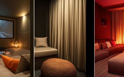 Color Schemes For A Cozy Cinematic Experience Small Theatre Room Ideas