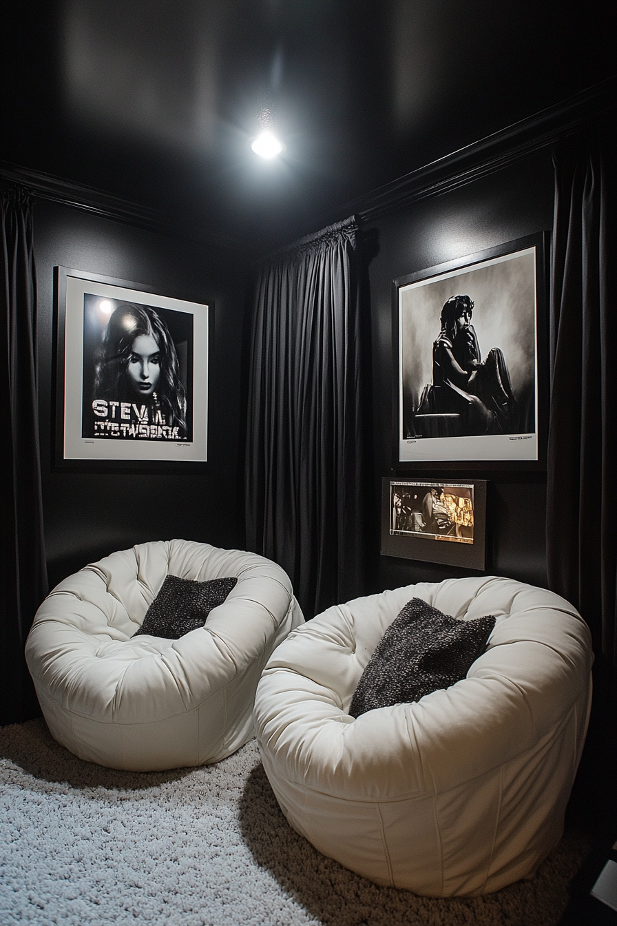 Color Schemes For A Cozy Cinematic Experience Small Theatre Room Ideas ...