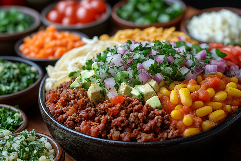 7 layer bean dip