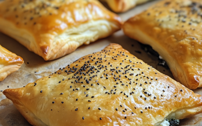 Spinach and Feta Puffs: A Crispy, Savory Delight