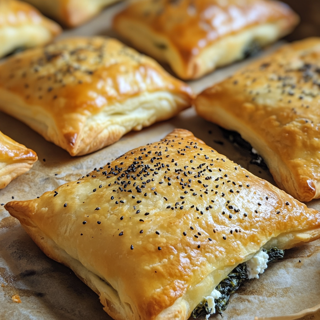 spinach and feta puffs