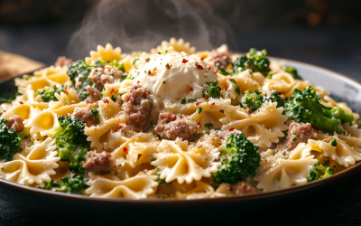 Creamy Ground Beef Pasta: A Comforting and Satisfying Meal