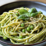 green veggie pasta