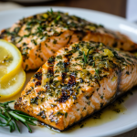 grilled lemon herb salmon