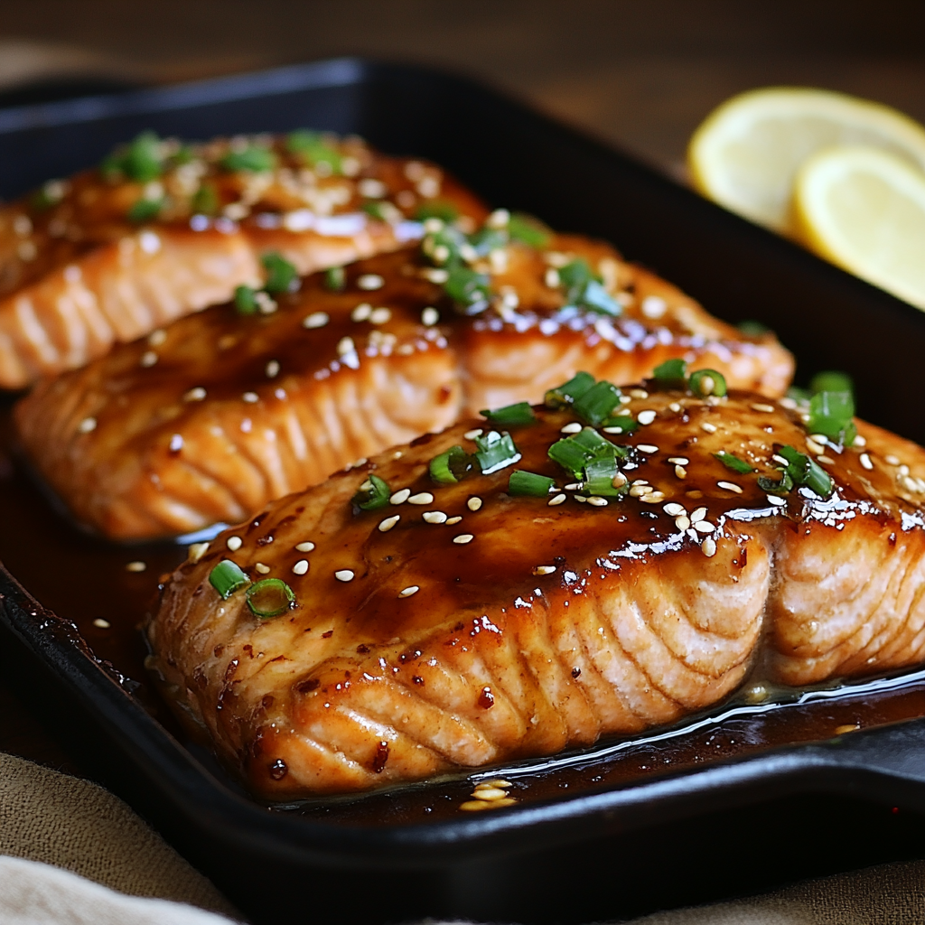 honey soy glazed salmon