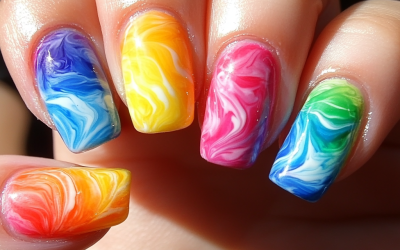 Multi Colored Nails Summer Trends for a Fun, Vibrant Look
