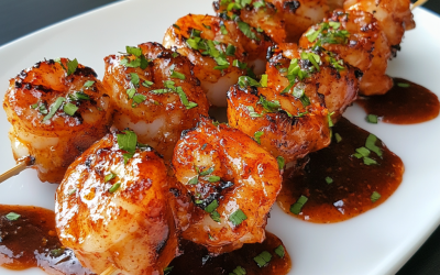 Firecracker Shrimp Skewers: A Spicy Twist on Grilled Perfection