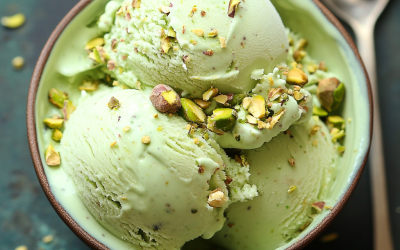 Homemade Pistachio Ice Cream: A Nutty, Creamy Delight
