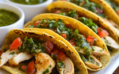 Mini Chicken Tacos with Salsa Verde: A Flavor-Packed Favorite