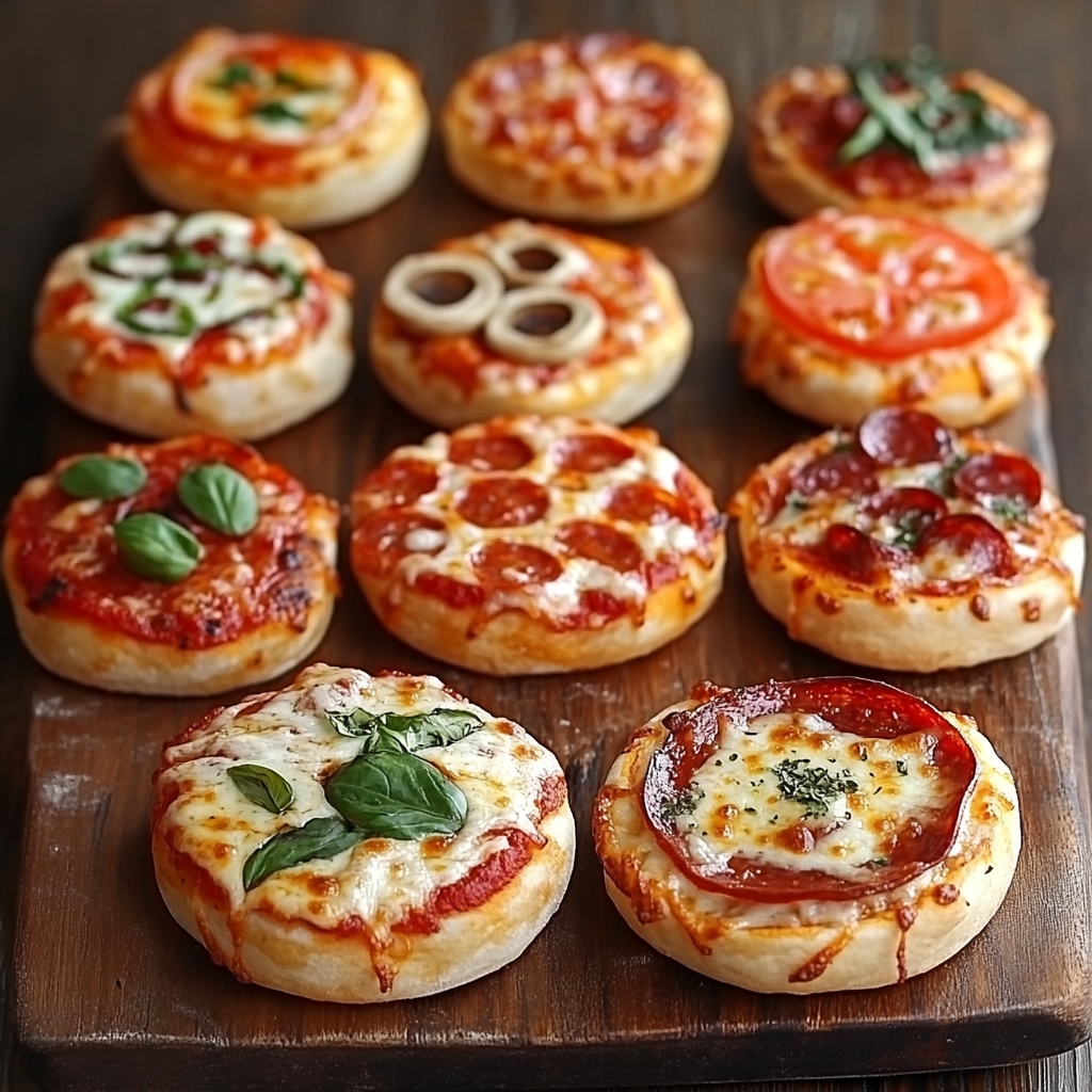 mini pizzas