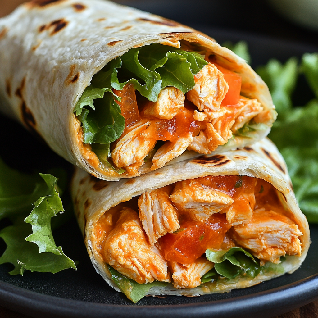 buffalo chicken wraps