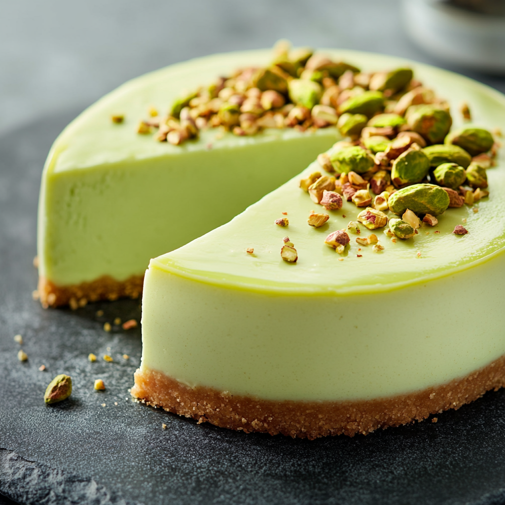 cheesecake de pistacho