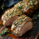 herb crusted pork tenderloin