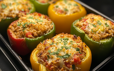 Stuffed Bell Peppers (Without Rice): A Low-Carb Comfort Classic