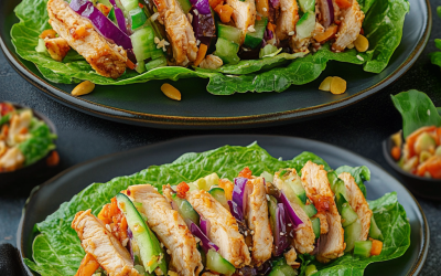 Thai Chicken Lettuce Wraps: A Fresh and Flavorful Delight