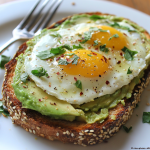 whole grain avocado toast
