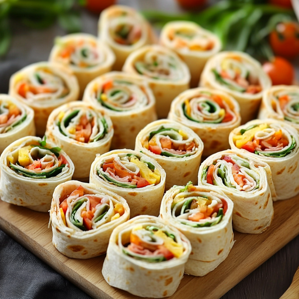 mini wraps for party