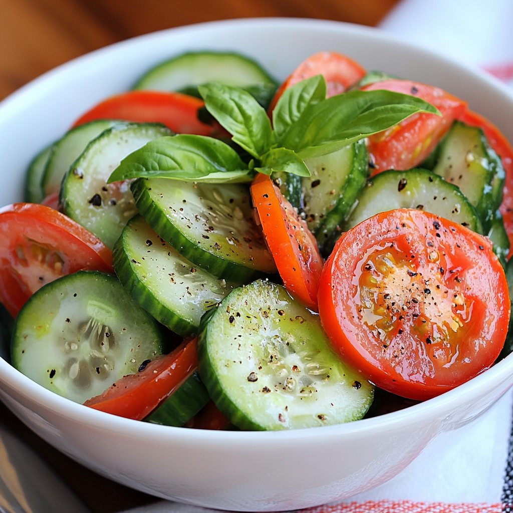 tomato cucumber salad